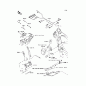 Схема вузла: Електроустаткування для Kawasaki KLX140 KLX140L