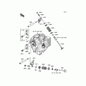 Схема вузла: Клапани для Kawasaki KLX110 KLX110