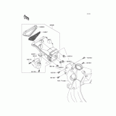 Схема вузла: Air duct для Kawasaki ZX636 Ninja ZX-6R