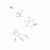 Схема вузла: Інформаційні наклейки для Kawasaki EL250 Eliminator 252