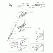 Схема вузла: Кермо для Kawasaki EX650 Ninja 650 ABS