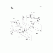 Схема вузла: Вихлопна система для Kawasaki EJ650 W650