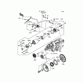 Схема вузла: Starter Motor для Kawasaki EX650 ER-6F ABS