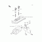 Схема вузла: Ignition system для Kawasaki KLE650 Versys 650