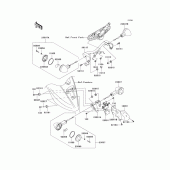 Схема вузла: Поворотники для Kawasaki VN900 VN900 Classic