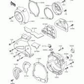 Схема вузла: Engine cover(s) для Kawasaki ZR550 Zephyr