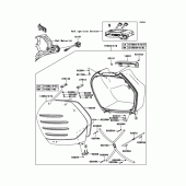 Схема вузла: Аксесуари для Kawasaki ZG1400 1400GTR ABS