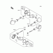 Схема вузла: Поворотники для Kawasaki ZR400 Zephyr X