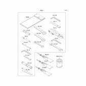 Схема вузла: Owners tools для Kawasaki ZR750 ZR-7