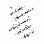 Схема узла: Трансмиссия для Kawasaki ER300 Z300