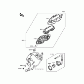 Схема вузла: Meter(s) для Kawasaki KLX125 KLX125