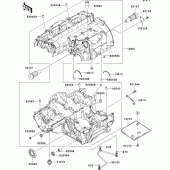 Схема вузла: Картер двигуна для Kawasaki ZR1000 Z1000 ABS