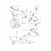 Схема вузла: Замок запалювання для Kawasaki VN1600 VN1600 Classic