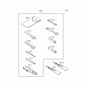 Схема вузла: Інструмент для Kawasaki KLX250 D-Tracker