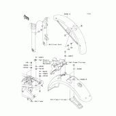 Схема вузла: Крило для Kawasaki EJ800 W800