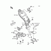 Схема узла: Кронштейн для Kawasaki EX250 ZZR250