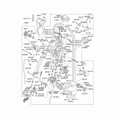 Схема узла: Карбюратор (Cn, us) для Kawasaki KLX400 KLX400R