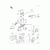 Схема вузла: Кермо & Пульт управління рульовим для Kawasaki EX650 Ninja 650