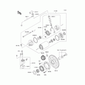 Схема вузла: Starter motor для Kawasaki VN1500 Vulcan 1500 Classic FI