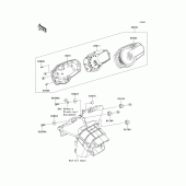 Схема узла: Meter(s) для Kawasaki ZX600 Ninja ZX-6R