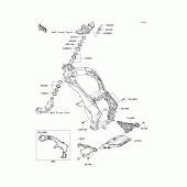 Схема узла: Рама для Kawasaki ZX1000 Z1000SX