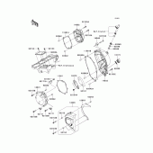 Схема вузла: Engine cover(s) до Kawasaki ZX1000 Ninja ZX-10R ABS