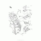 Схема вузла: Battery Case для Kawasaki ZX1400 Ninja ZX-14R ABS