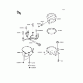 Схема узла: Панель приборов для Kawasaki BJ250 Estrella RS