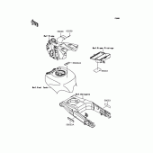 Схема вузла: Інформаційні наклейки для Kawasaki ZX1400 ZZR1400