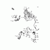 Схема вузла: Brake Piping для Kawasaki BX250 NINJA 250SL ABS