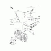 Схема вузла: Колінчастий вал для Kawasaki VN1700 Vulcan 1700 Voyager Custom ABS
