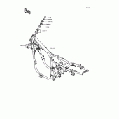 Схема узла: Рама для Kawasaki ZX400 Z400FII