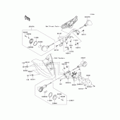 Схема узла: Turn signals (jkavn2d1 7a011497-) для Kawasaki VN900 Vulcan 900 Classic LT