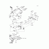 Схема вузла: Вихлопна система для Kawasaki KLX125 KLX125