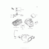 Схема вузла: Fuel Injection для Kawasaki EX650 Ninja 650