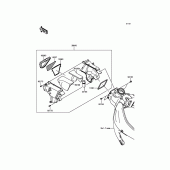 Схема вузла: Air Duct для Kawasaki ZX636 Ninja ZX-6R ABS
