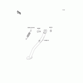 Схема вузла: Stand(s) для Kawasaki KLX300R