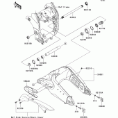 Схема узла: Задний рычаг (Маятник) для Kawasaki ZX1000 Ninja ZX-10R