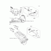 Схема узла: Taillight(s) для Kawasaki EX300 Ninja 300
