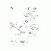 Схема узла: Топливный бак(1/3) для Kawasaki VN1700 Vulcan 1700 Vaquero