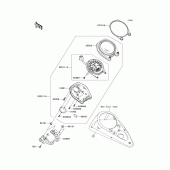 Схема вузла: Meter(s) для Kawasaki VN2000 Vulcan 2000 Classic LT