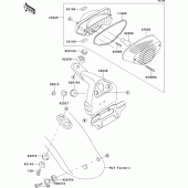 Схема вузла: Taillight(s) для Kawasaki EJ650 W650