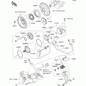 Схема узла: Starter motor для Kawasaki ZR800 Z800 ABS