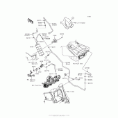 Схема вузла: Fuel Evaporative System (Ca) для Kawasaki ZX1400 Ninja ZX-14R ABS