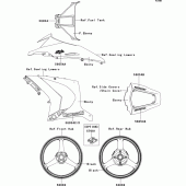 Схема узла: Decals(ebony)(jbf) для Kawasaki ZX1000 Ninja ZX-10R