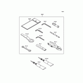Схема вузла: Інструмент для Kawasaki ZX636 Ninja ZX-6R ABS