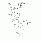 Схема вузла: Stand(s) для Kawasaki EX250 Ninja 250