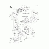 Схема вузла: Saddlebags для Kawasaki VN1700 Vulcan 1700 Classic LT