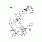 Схема вузла: Поворотники для Kawasaki ZX1000 Z1000SX ABS