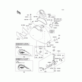 Схема вузла: Паливний бак(1/7)(vn800-b6/b7) для Kawasaki VN800 Vulcan 800 Classic
